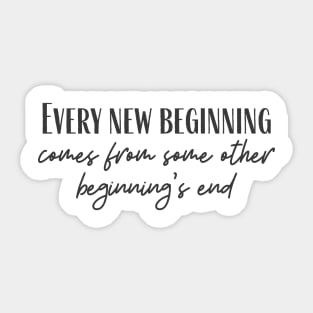 Every New Beginning Sticker